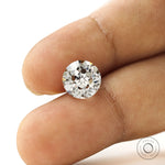 Loose 2.50 ct round star cut lab diamond for bespoke engagement ring