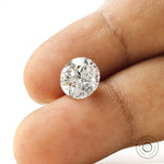 Modern round star cut lab grown diamond 2.50 ct high sparkle stone