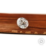 Round star cut lab diamond 2.50 ct for custom design jewelry