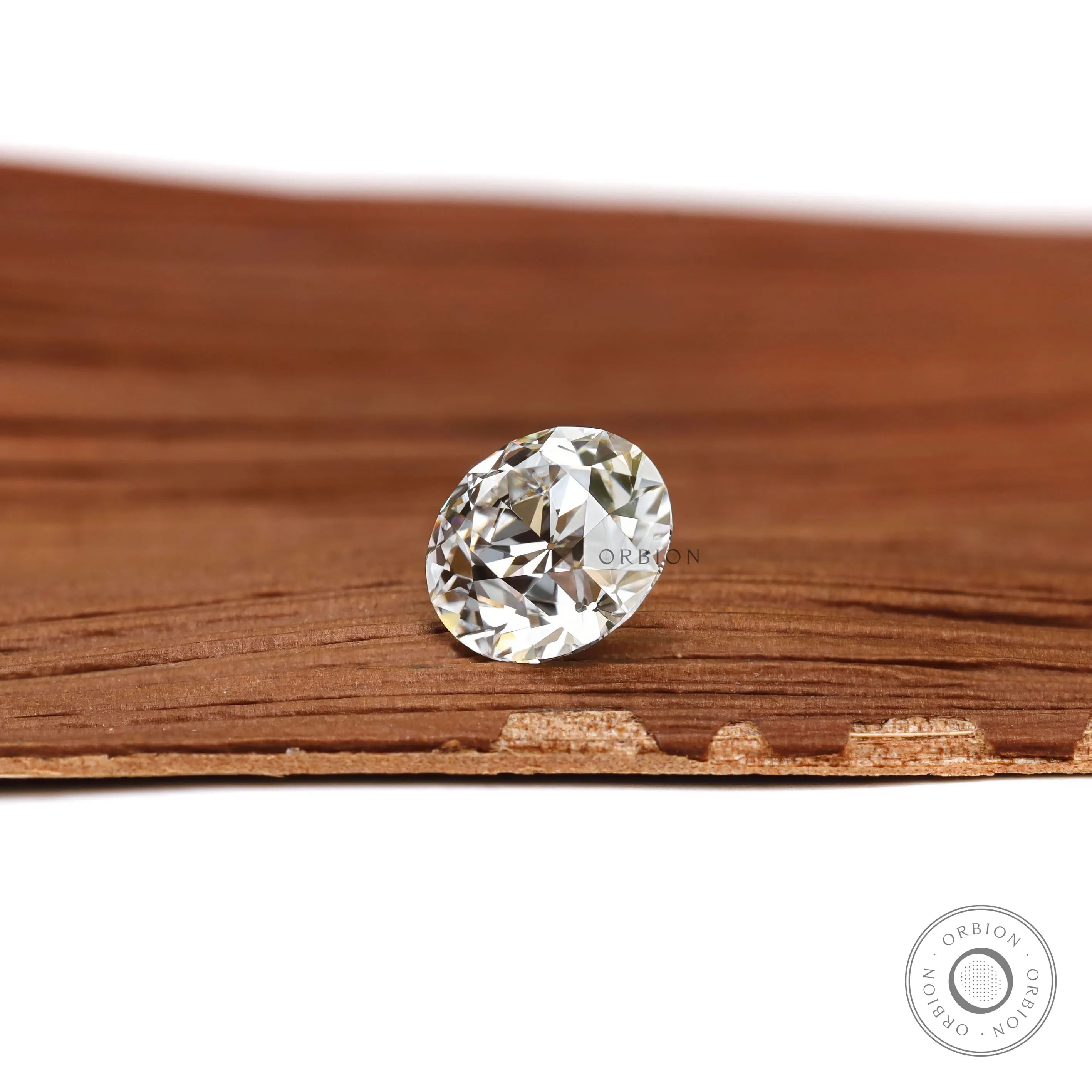 Antique inspired round lab diamond 1.50 ct old European cut loose gem