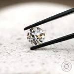 Round lab grown diamond 1.50 ct old european cut for custom jewelry