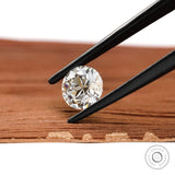 1.50 ct Round lab diamond with classic old European cut brilliance