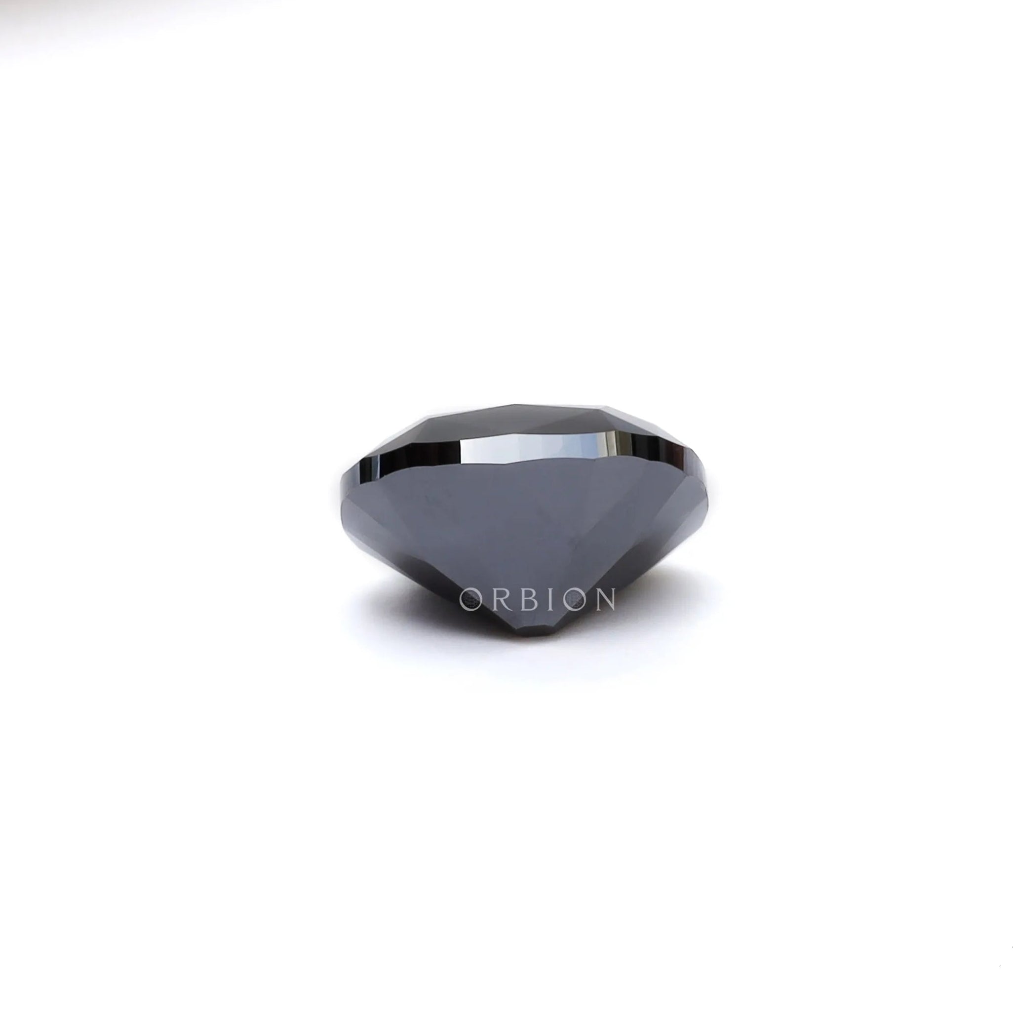 1.2 ct Elongated cushion black moissanite with vintage brilliance