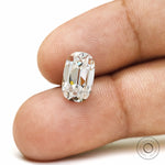 Loose Antique Cushion Moissanite with Sparkling Bar Culet Finish