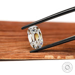 2.3 CT Elongated Cushion Moissanite Loose Stone with Antique Old Mine Cut
