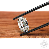 Vintage Style Cushion Moissanite Loose Stone with Bar Culet