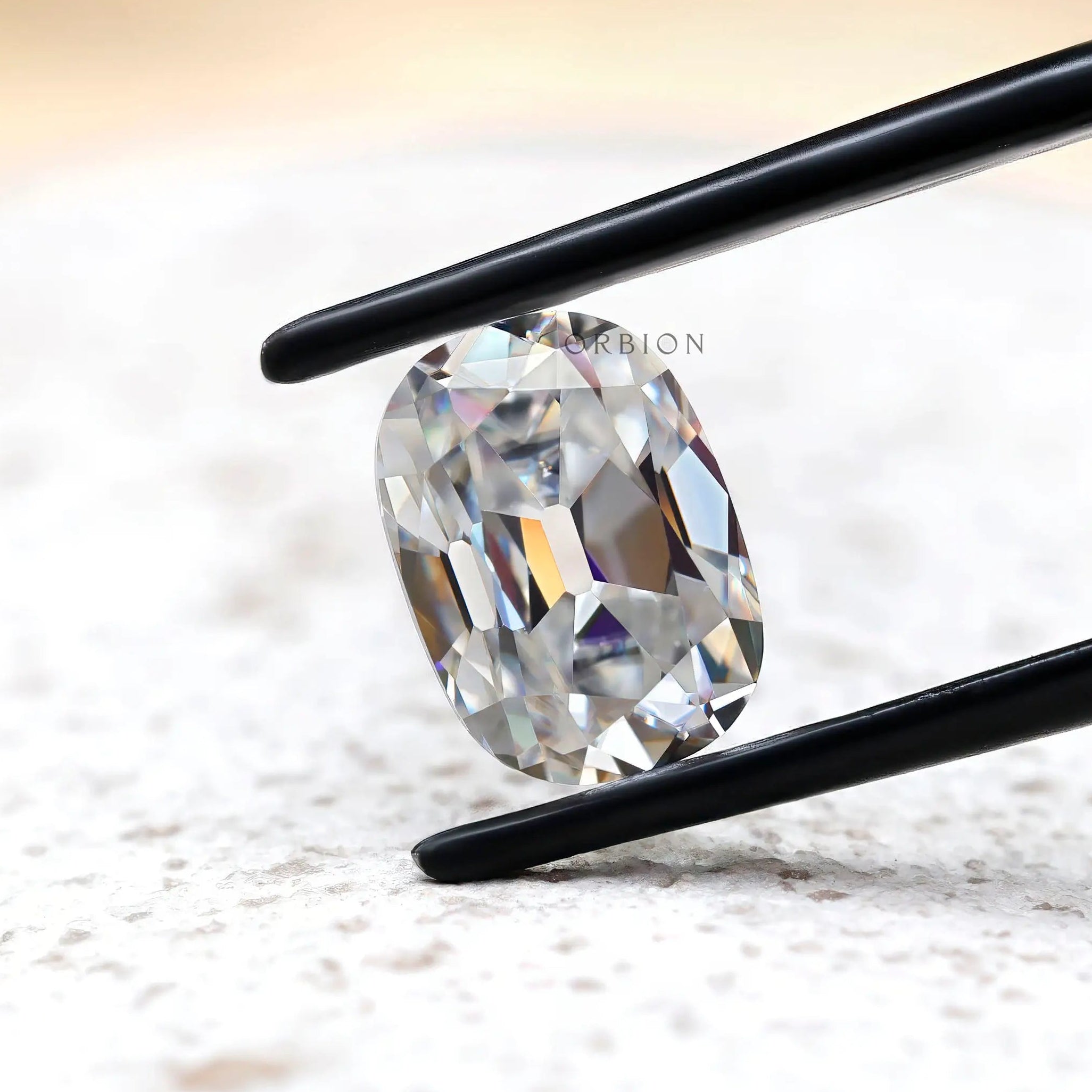 2.5 Ct Elongated cushion moissanite 