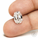High Sparkle 2.50 CT Elongated Cushion Moissanite Loose Gem