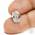 Luxury Cushion Shape Moissanite Stone with Vintage Bar Culet