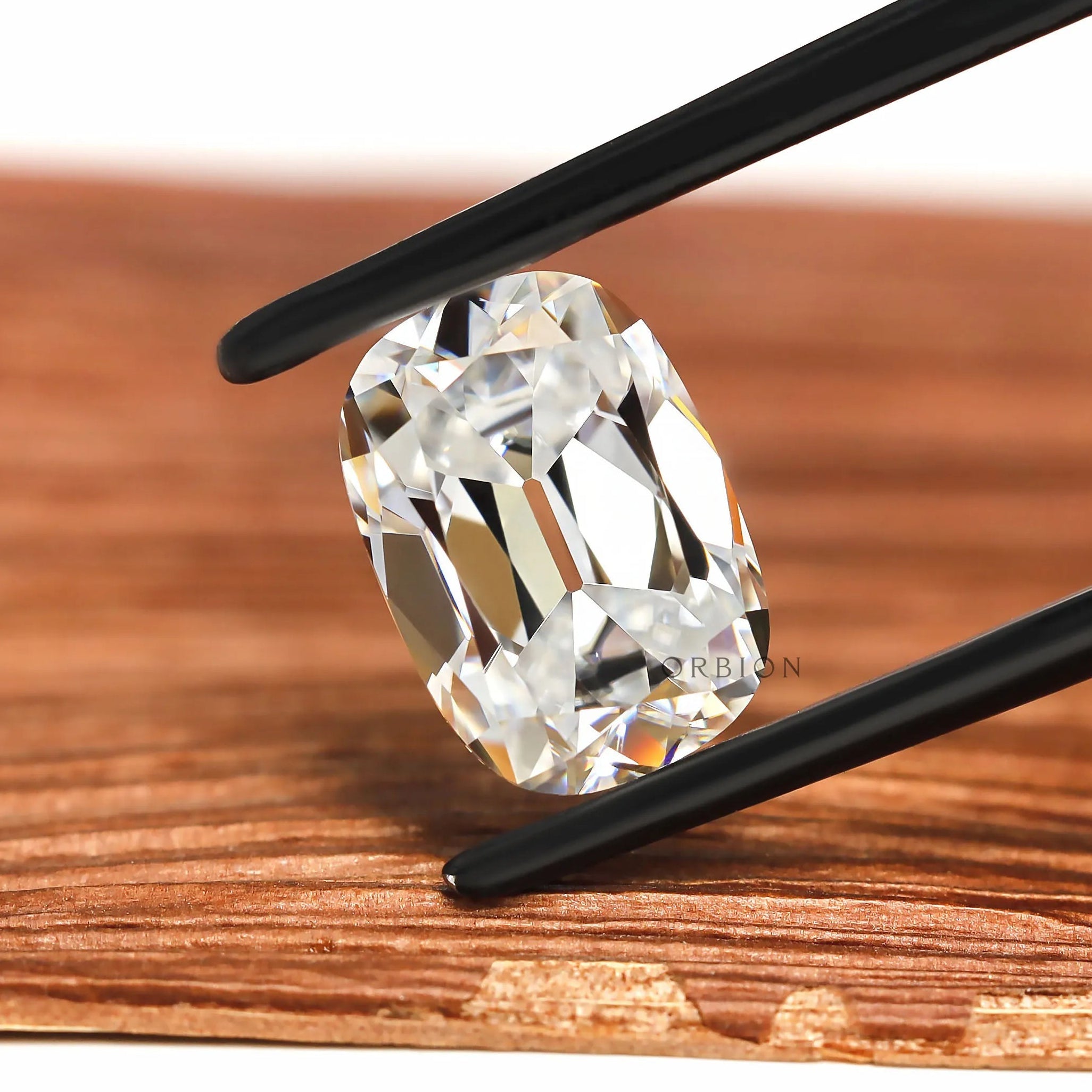 2.50 CT Elongated Cushion Colorless Moissanite Loose Stone