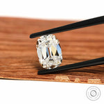 Antique Old Mine Cut Elongated Cushion Moissanite with Bar Culet