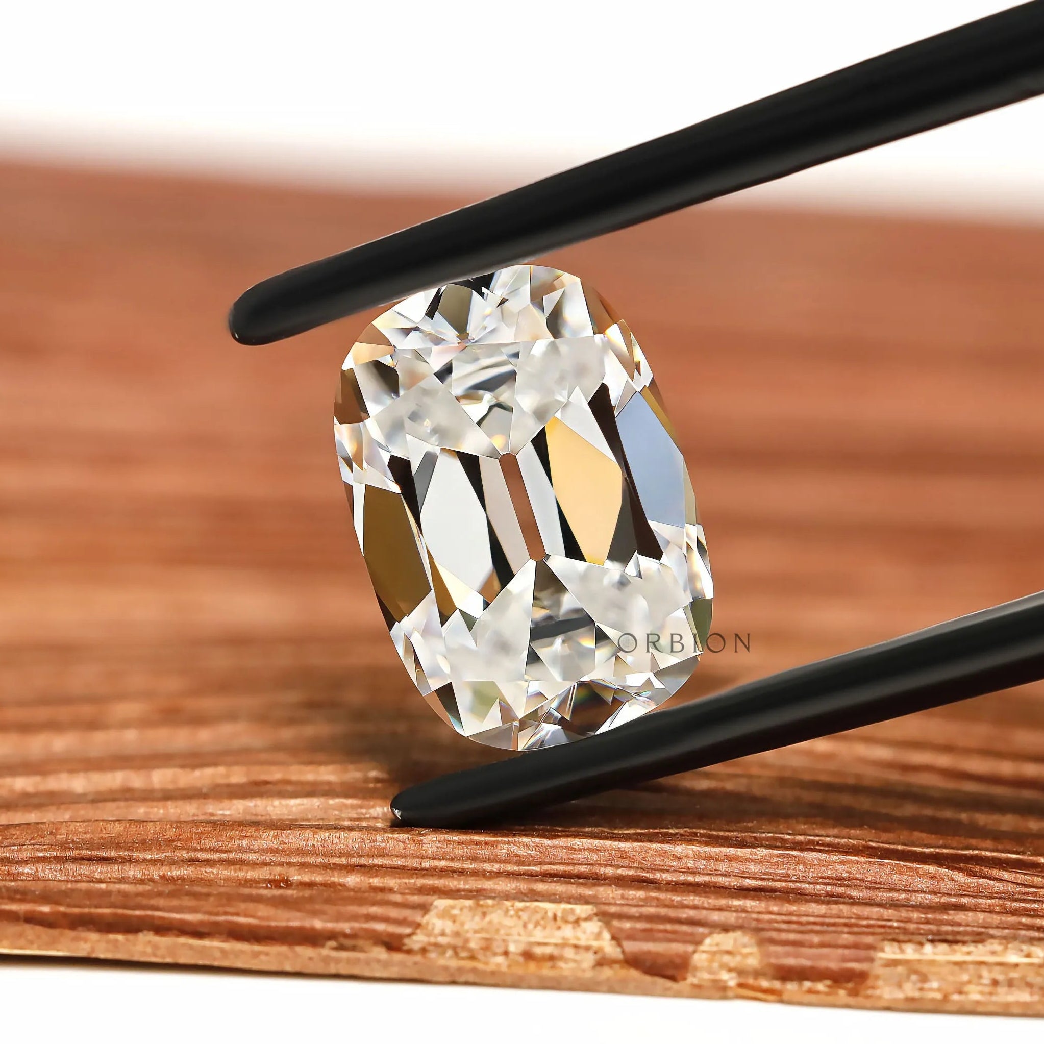 2.50 Carat Cushion Cut Moissanite Loose Gemstone for Custom Jewelry