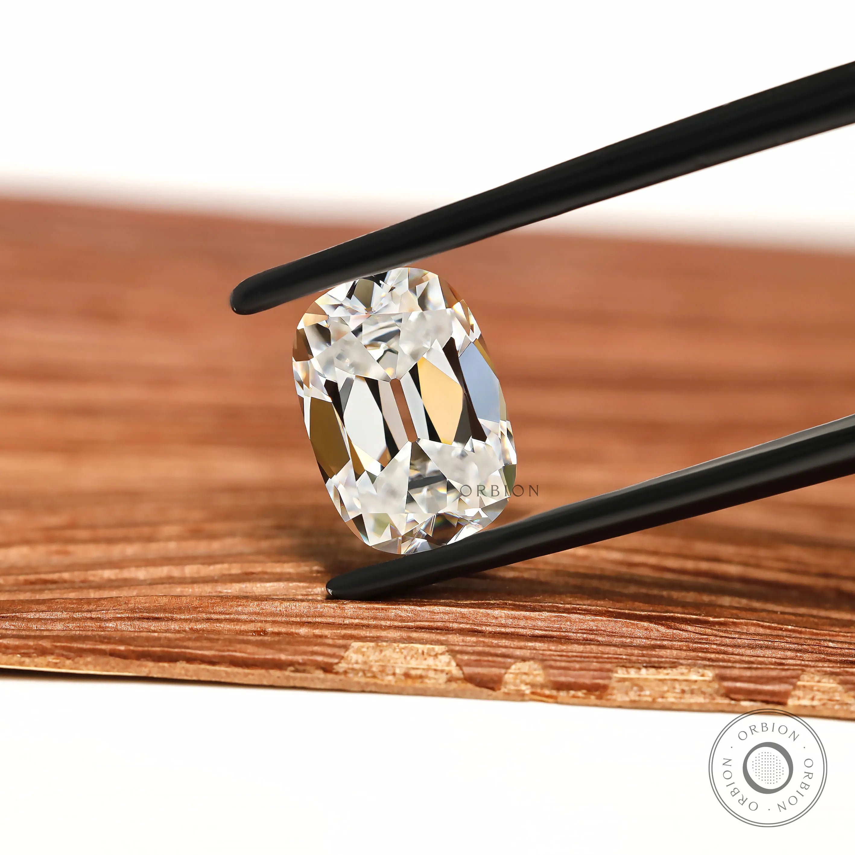 2.50 Carat Cushion Cut Moissanite Loose Gemstone for Custom Jewelry