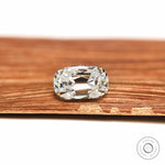 Elongated Cushion Cut Moissanite Stone with Bar Culet
