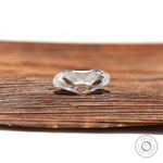 3.80 ct Colorless elongated cushion moissanite with antique brilliance