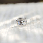 Antique cut 2.40 CT elongated cushion moissanite stone, loose gemstone