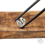 Elongated cushion warm tone moissanite for custom engagement ring