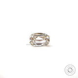 Side View of Moissanite Elongated Cushion Stone 2.30 CT Approx GHI Color