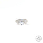 Antique cut elongated cushion moissanite loose