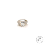 Custom jewelry off white moissanite 1.70 ct elongated cushion loose stone