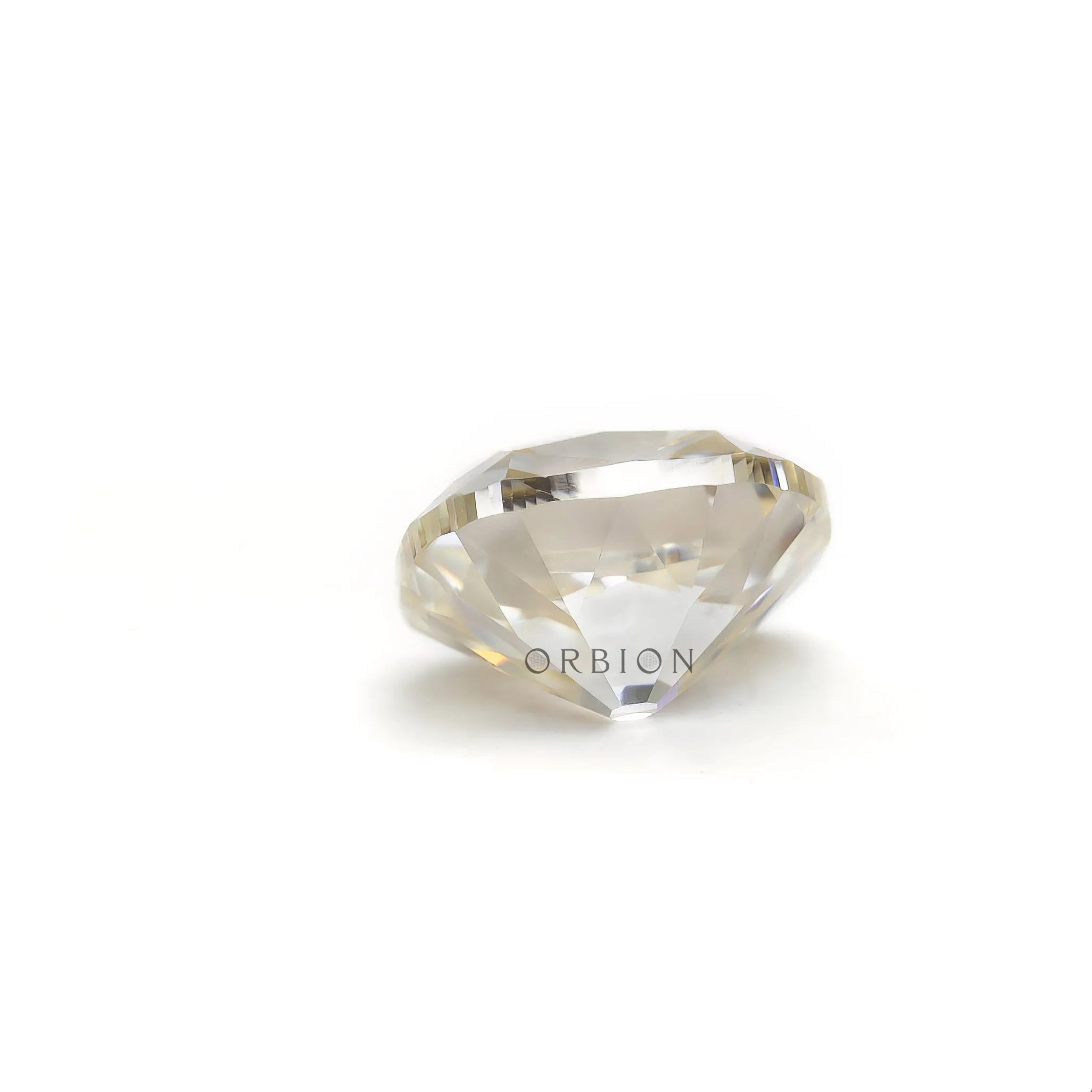 1.20 ct Loose off white moissanite with elongated cushion old mine cut