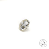 Elongated cushion moissanite 1.20 ct off white antique faceted loose gem