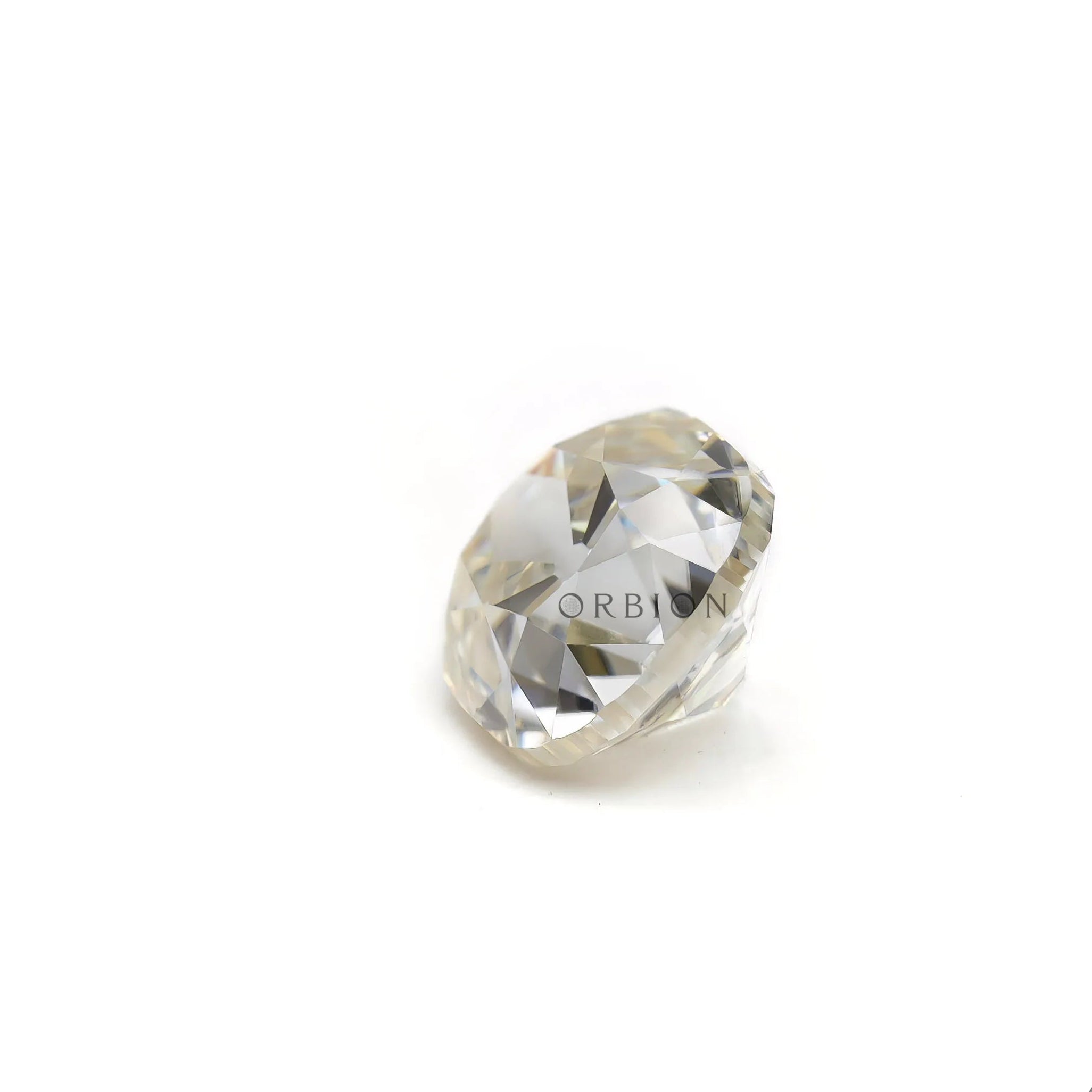 Elongated cushion moissanite 1.20 ct off white antique faceted loose gem