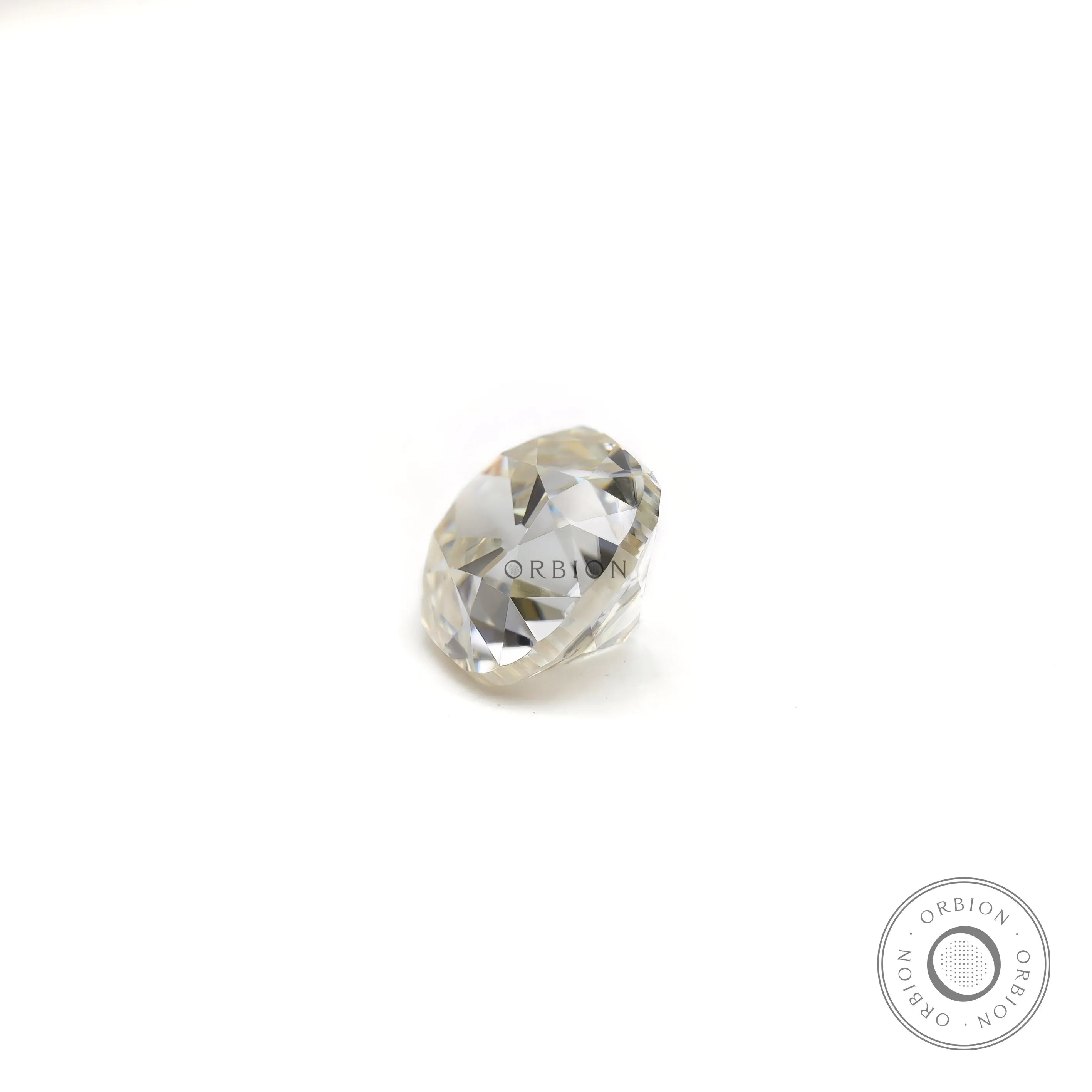 Elongated cushion moissanite 1.20 ct off white antique faceted loose gem