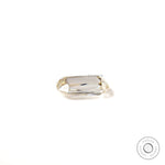 Vintage cut loose colorless moissanite