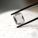 Cushion cut loose white moissanite gemstone