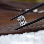 1.80 CT Emerald cut colorless moissanite loose stone