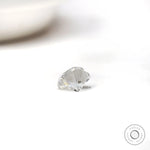 Heart shaped moissanite 1 ct loose fine jewelry stone