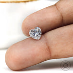 Custom jewelry ready heart shaped moissanite 1 ct loose stone