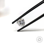 Brilliant cut heart moissanite 1 ct loose stone for custom jewelry