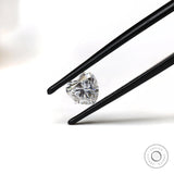 Brilliant cut heart moissanite 1 ct loose stone for custom jewelry
