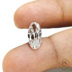 Vintage cut moval moissanite loose stone 2.50 Ct