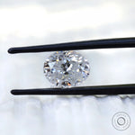 Elegant oval loose moissanite ready for custom setting