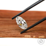 1.50 ct Old mine cut oval moissanite antique cut loose gemstone