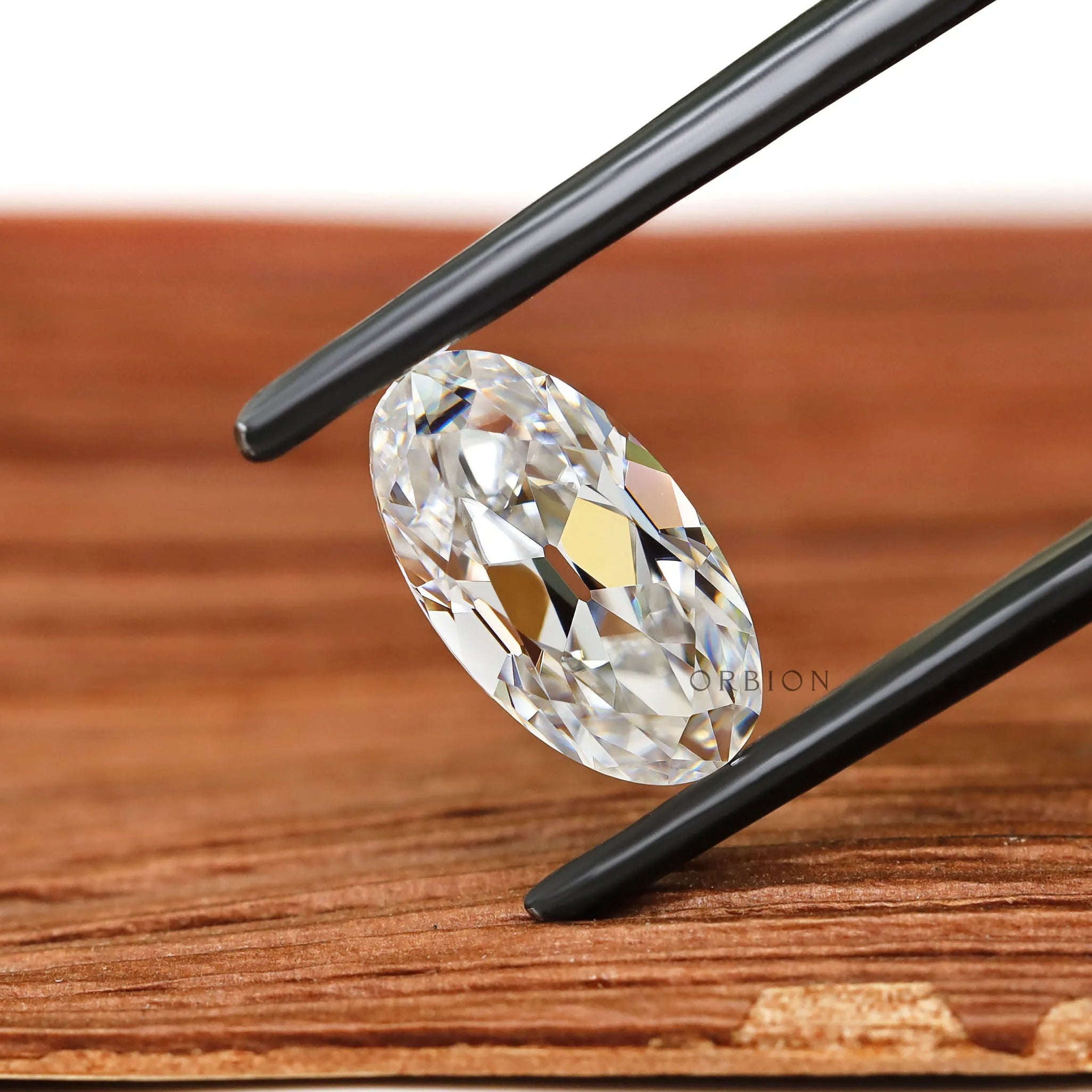 1.50 ct Antique cut oval moissanite loose fine gemstone