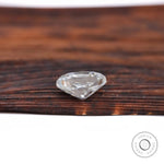 3.40 ct Oval moissanite with vintage sparkle and antique cut detail
