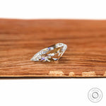 High Sparkle Pear Shaped Moissanite Stone for Fine Jewelry