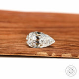 Pear Shaped Colorless Moissanite Diamond Alternative Loose Gem