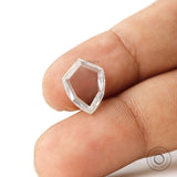 Antique shield shape portrait cut moissanite