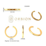 Dimension chart size of the band 1.8mm width 1.75mm thickness 