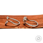 Elegant Oval Moissanite Wedding Ring Set with Curved Matching Bands