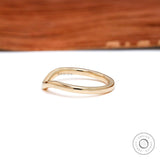 simple stacking ring side profile clean design