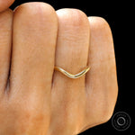 stackable plain band clean silhouette