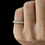 lab diamond stacking band for women 