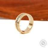 Close up of 2.20mm round brilliant diamonds pave set
