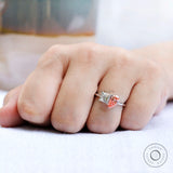 Luxury two stone lab grown diamond ring